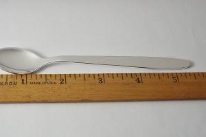 Custom Engraved Personalized Baby Feeding Spoon Silver Plated - Hand Engraved