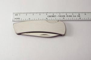 Pocket Knife Personalized Custom Engraved Stainless Steel Lock Back Pocket Knife - Hand Engraved