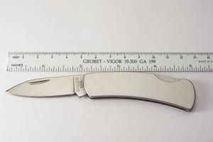 Pocket Knife Personalized Custom Engraved Stainless Steel Lock Back Pocket Knife - Hand Engraved