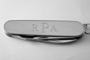 Pocket Knife and Golf Tools Custom Engraved Personalized Stainless Steel Multi Function Golf Tool  - Hand Engraved