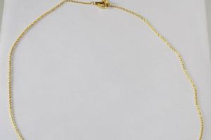 Personalized Thin Bar 14K Gold Plated Sterling Silver Name Necklace Custom Engraved - Hand Engraved