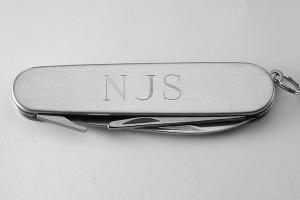Pocket Knife and Golf Tools Custom Engraved Personalized Stainless Steel Multi Function Golf Tool  - Hand Engraved