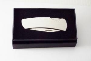 Pocket Knife Personalized Custom Engraved Stainless Steel Lock Back Pocket Knife - Hand Engraved