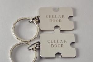 Engraved Key Chain Set - A Unique Gift for Your Best Friend or Special Someone -Customized with Your Personal Message