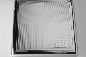 Cigarette Case Custom Engraved Personalized Checkerboard Design Double Sided Kings Cigarette Case -Hand Engraved