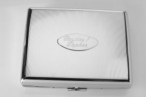 Engraved Cigarette Case Double Sided 100s Personalized Custom Case -Hand Engraved