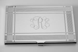 Business Card Case Custom Engraved Personalized Card Case -Hand Engraved