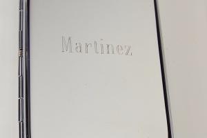 Custom Engraved Personalized Cigarette Case High Polish Double Sided 100s Size -Hand Engraved