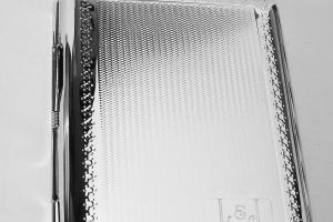 Custom Engraved Business Card Case or Kings Cigarette Case Double Sided -Hand Engraved