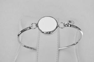 Monogram Jewelry Personalized Custom Engraved Sterling Silver Initial or Monogram Bracelet - Hand Engraved