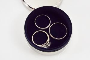 Engraved Mini Keepsake Box Personalized Ring Earring Trinket Box - Custom Engraved