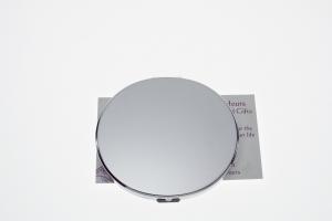 Custom Engraved Flat Compact Mirror Personalized Silver Plated Super Slim Purse Mirror - Hand Engraved