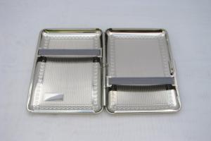 Custom Engraved Business Card Case or Kings Cigarette Case Double Sided -Hand Engraved