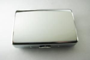 Custom Engraved Personalized Cigarette Case High Polish Double Sided 100s Size -Hand Engraved