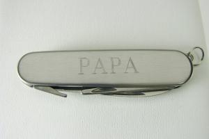 Pocket Knife and Golf Tools Custom Engraved Personalized Stainless Steel Multi Function Golf Tool - Hand Engraved