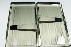 Custom Engraved Cigarette Case Personalized Double Sided Linear Design 120s Cigarette Holder -Hand Engraved