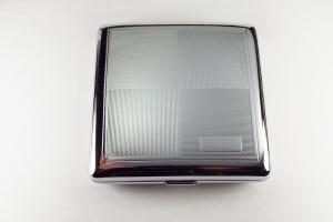 Cigarette Case Custom Engraved Personalized Checkerboard Design Double Sided Kings Cigarette Case -Hand Engraved