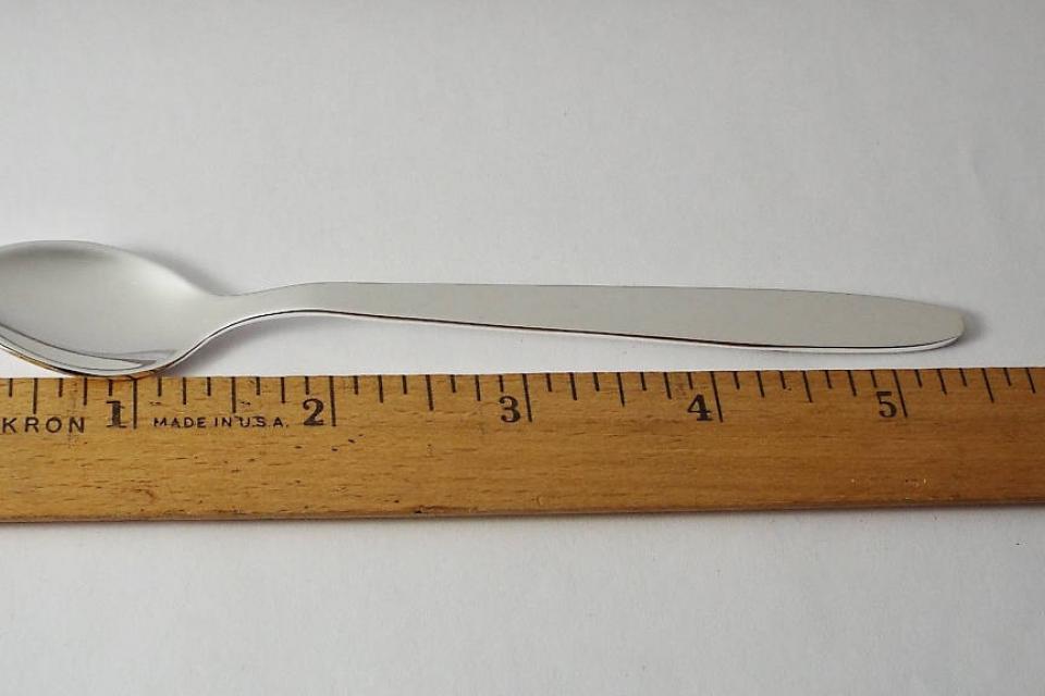 Custom Engraved Personalized Baby Feeding Spoon Silver Plated - Hand Engraved