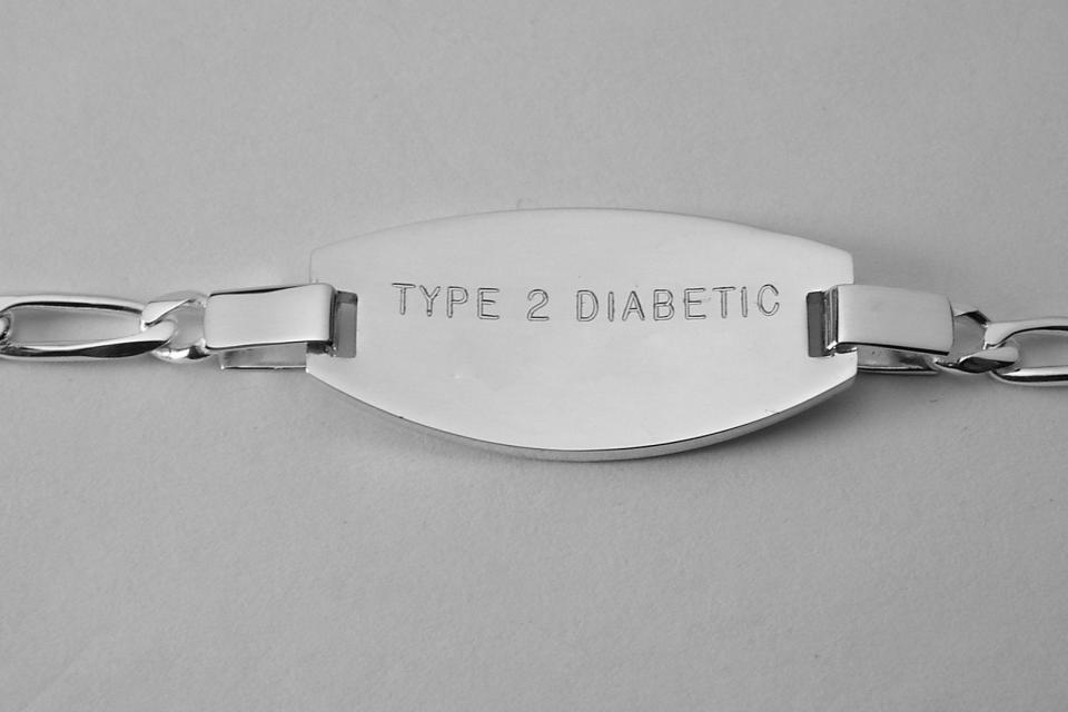 Custom Engraved Personalized Sterling Silver Medic Alert Bracelet 8 Inch Length- Hand Engraved