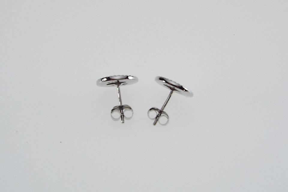 Custom Engraved Monogram Earrings Sterling Silver Personalized Petite Round Disc Post Earrings - Hand Engraved