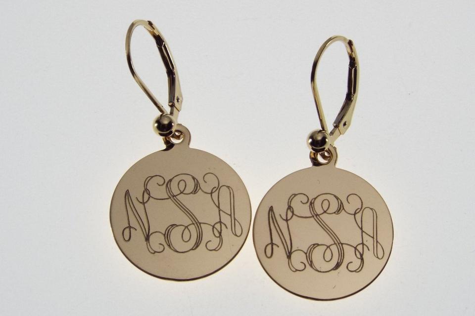 Monogram Earrings