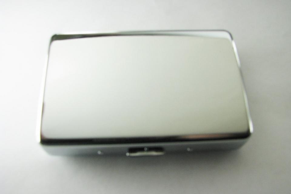 Custom Engraved Personalized Cigarette Case High Polish Double Sided 100s Size -Hand Engraved