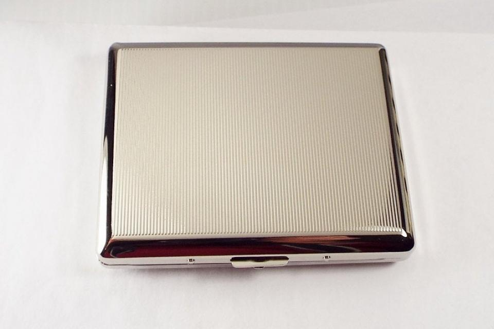 Engraved Cigarette Case Double Sided 100s Personalized Custom Case -Hand Engraved