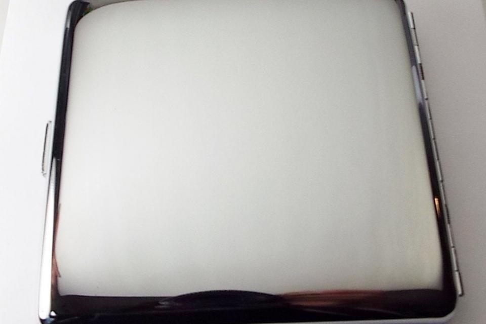Custom Engraved Personalized High Polish Double Sided King Size Cigarette Case -Hand Engraved