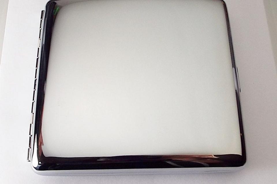 Custom Engraved Personalized High Polish Double Sided King Size Cigarette Case -Hand Engraved